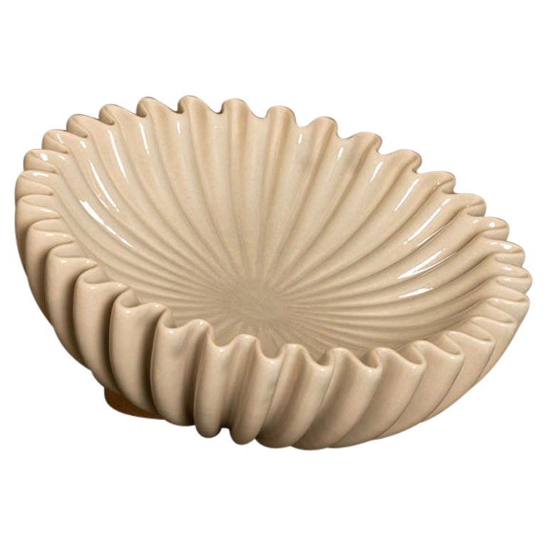 Coupe décorative Lotuso Sea Ceramic de Simone & Marcel en vente