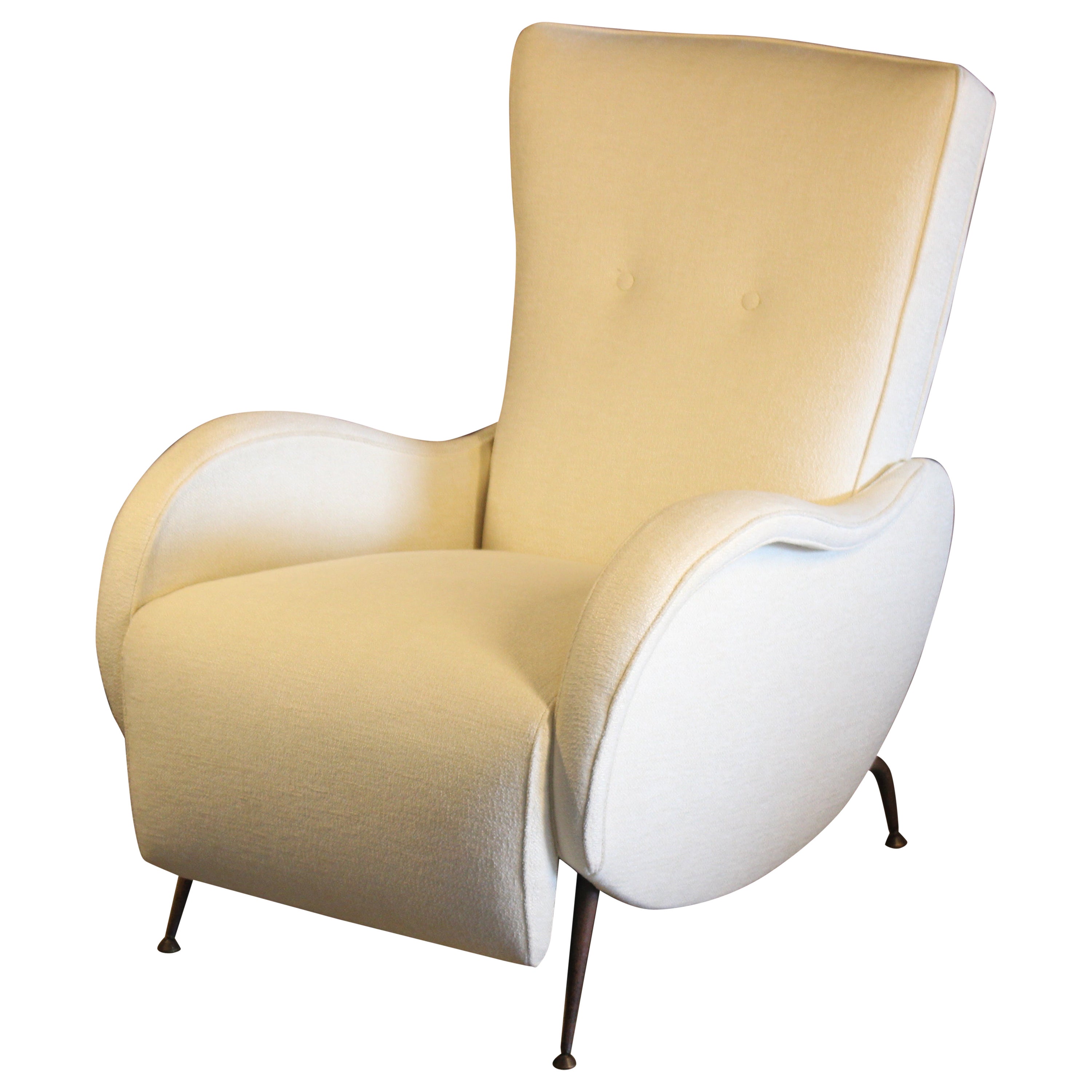 1950s Mid Century Italian Lounge Chair