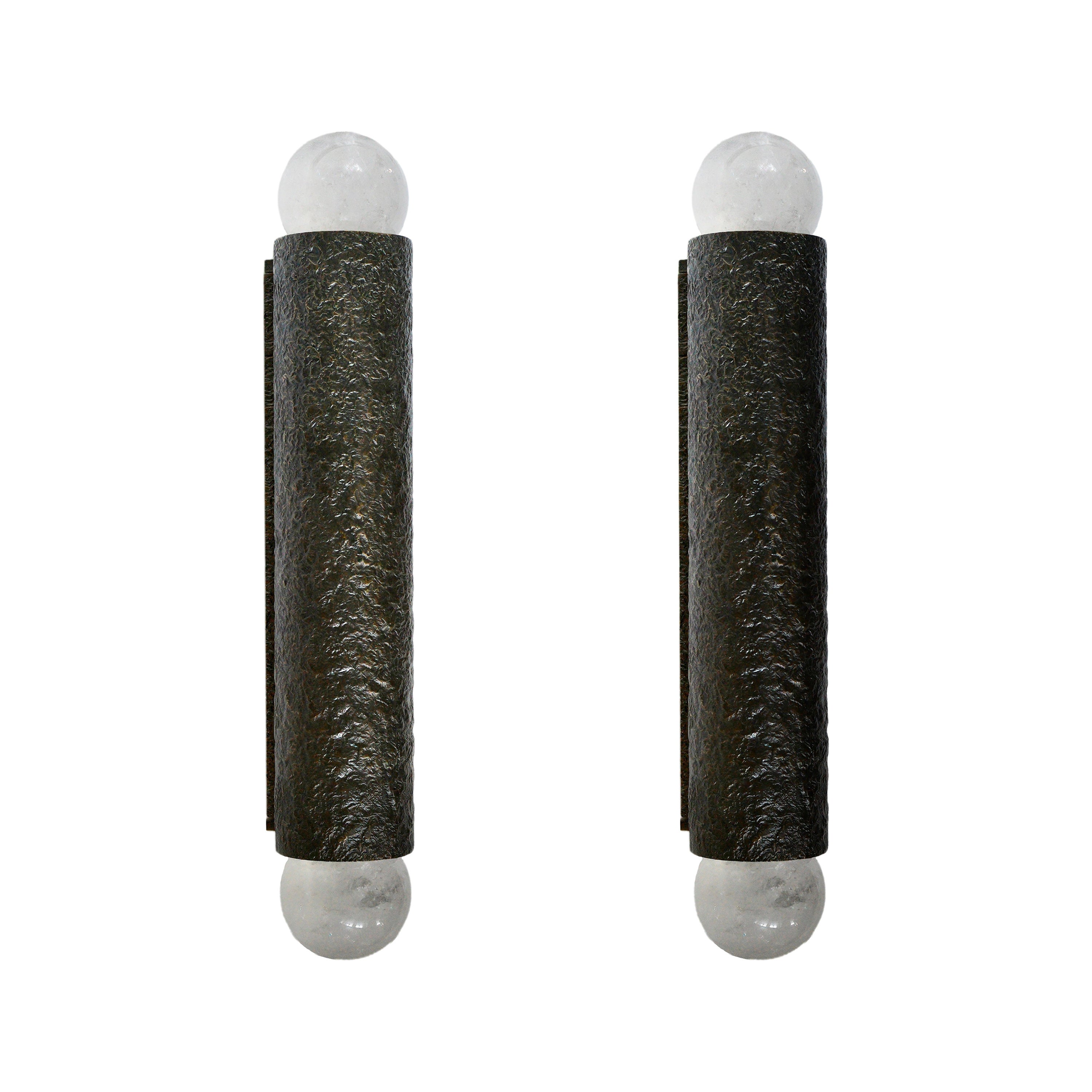 PMB23 Rock Crystal Sconces by Phoenix