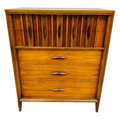 Retro Mid-Century Modern Thomasville Walnut High Chest