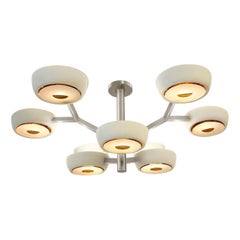 Rose Ceiling Light by Gaspare Asaro-Satin Nickel Finish