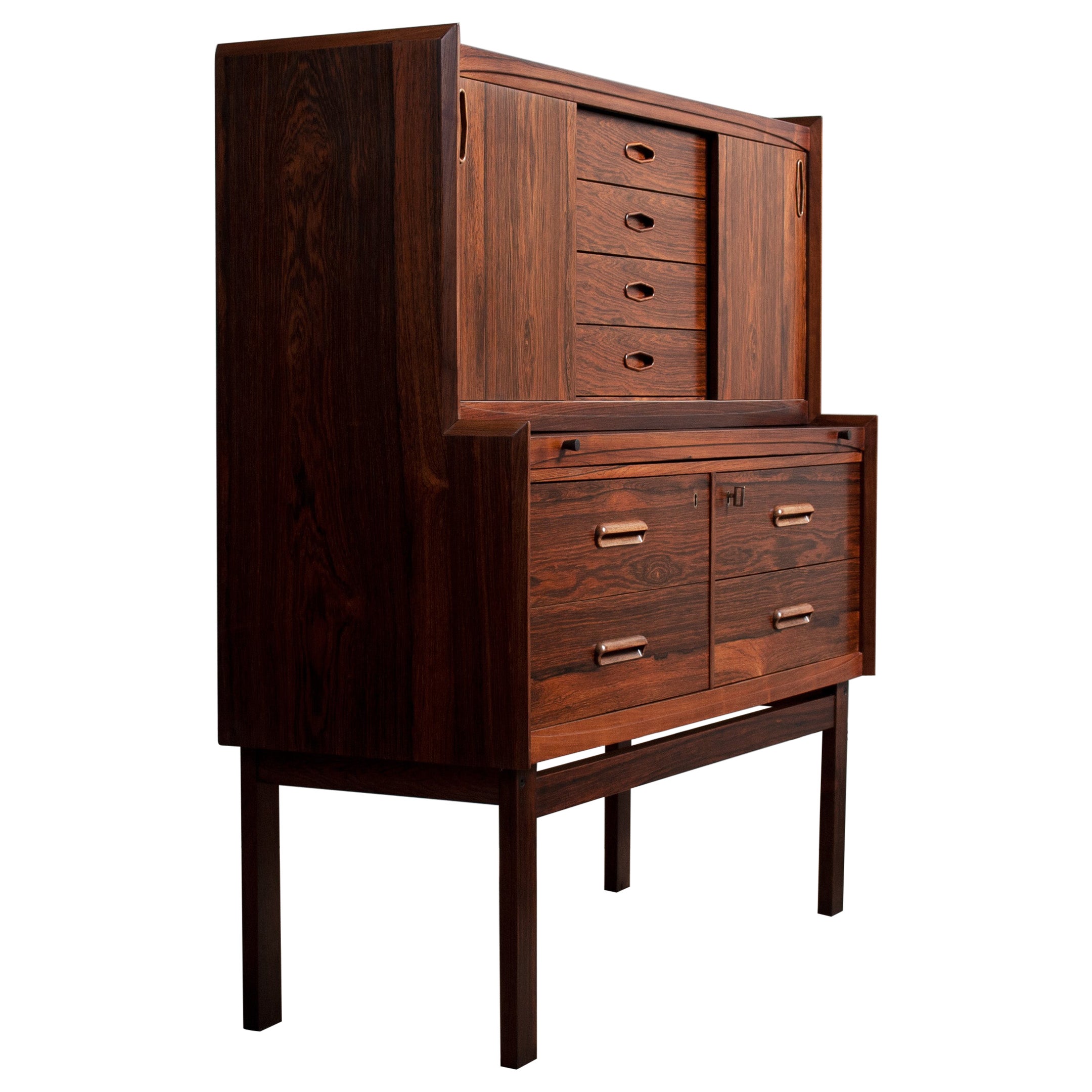 1960's Modernist Secretaire Baggaardens Mobler For Sale