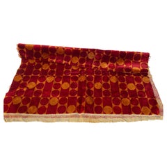 Vintage Mid Century Modern Thayer Coggin Geometric Upholstery Fabric