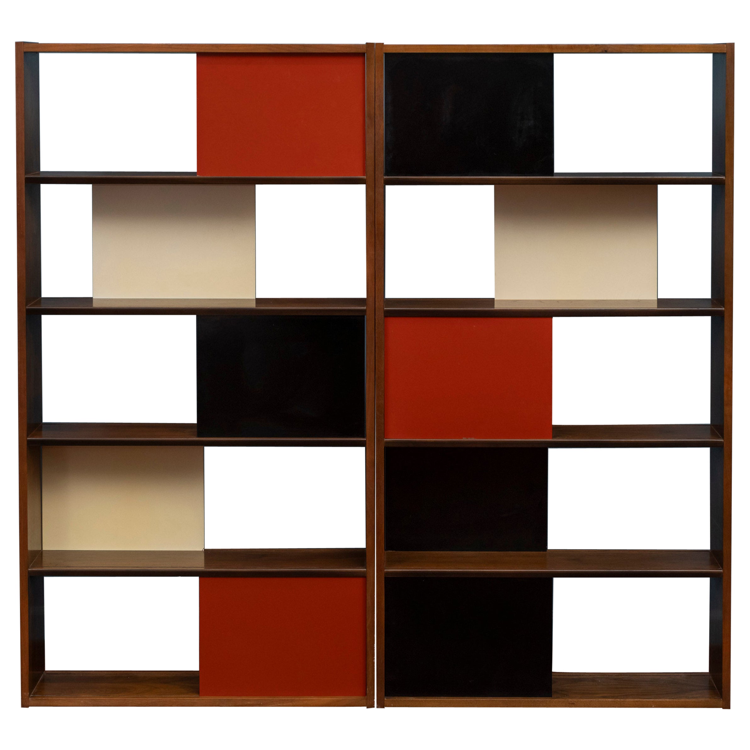 Evans Clark Glenn of California Folding Bookcase/ Display Shelf/ Room Divider For Sale
