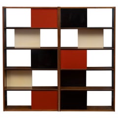 Evans Clark Glenn of California Folding Bookcase/ Display Shelf/ Room Divider