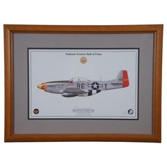 Vintage National Aviation Hall of Fame P-51D Mustang Glamorous Glen III Charles Yeager
