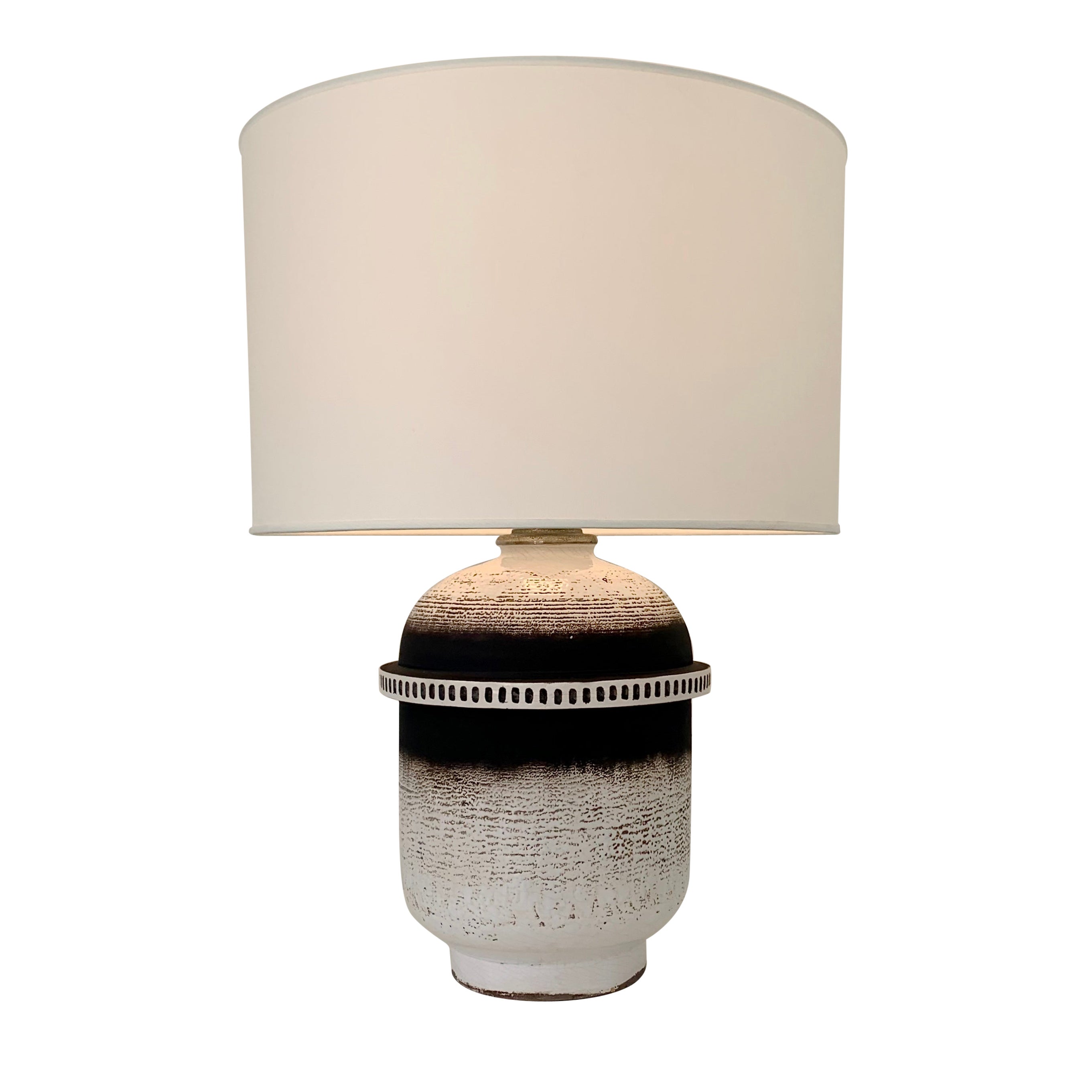Keramos Signed Art Deco Table Lamp, circa 1930, France. For Sale