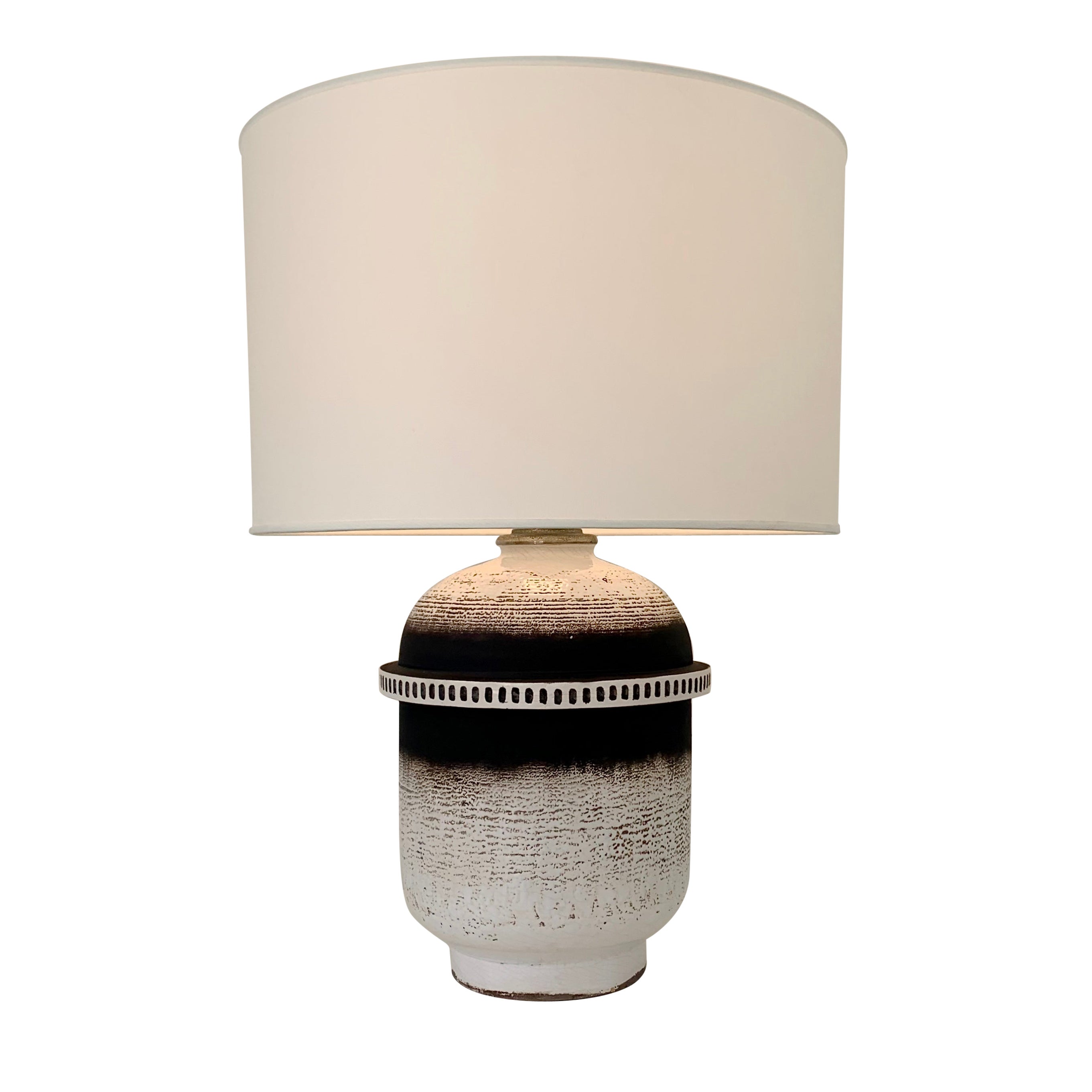 Keramos Signed Art Deco Table Lamp, circa 1930, France.