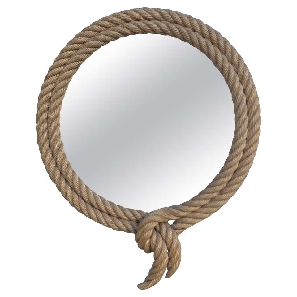 Rectangular Rope Mirror Adrien Audoux and Frida Minet, circa 1960 at ...