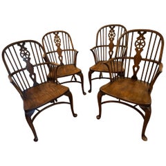 Vintage Glenister Windsor Arm Chairs, Set 2