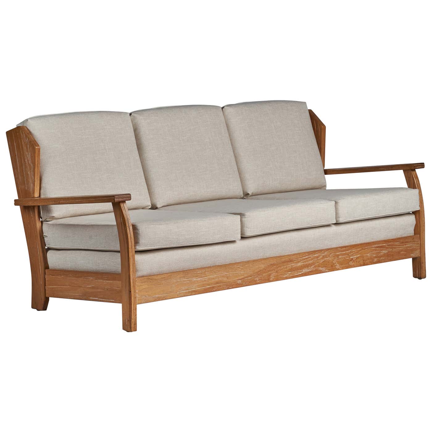 A. Brandt Ranch Oak, Fabric, Oak, USA, 1950s For Sale at 1stDibs