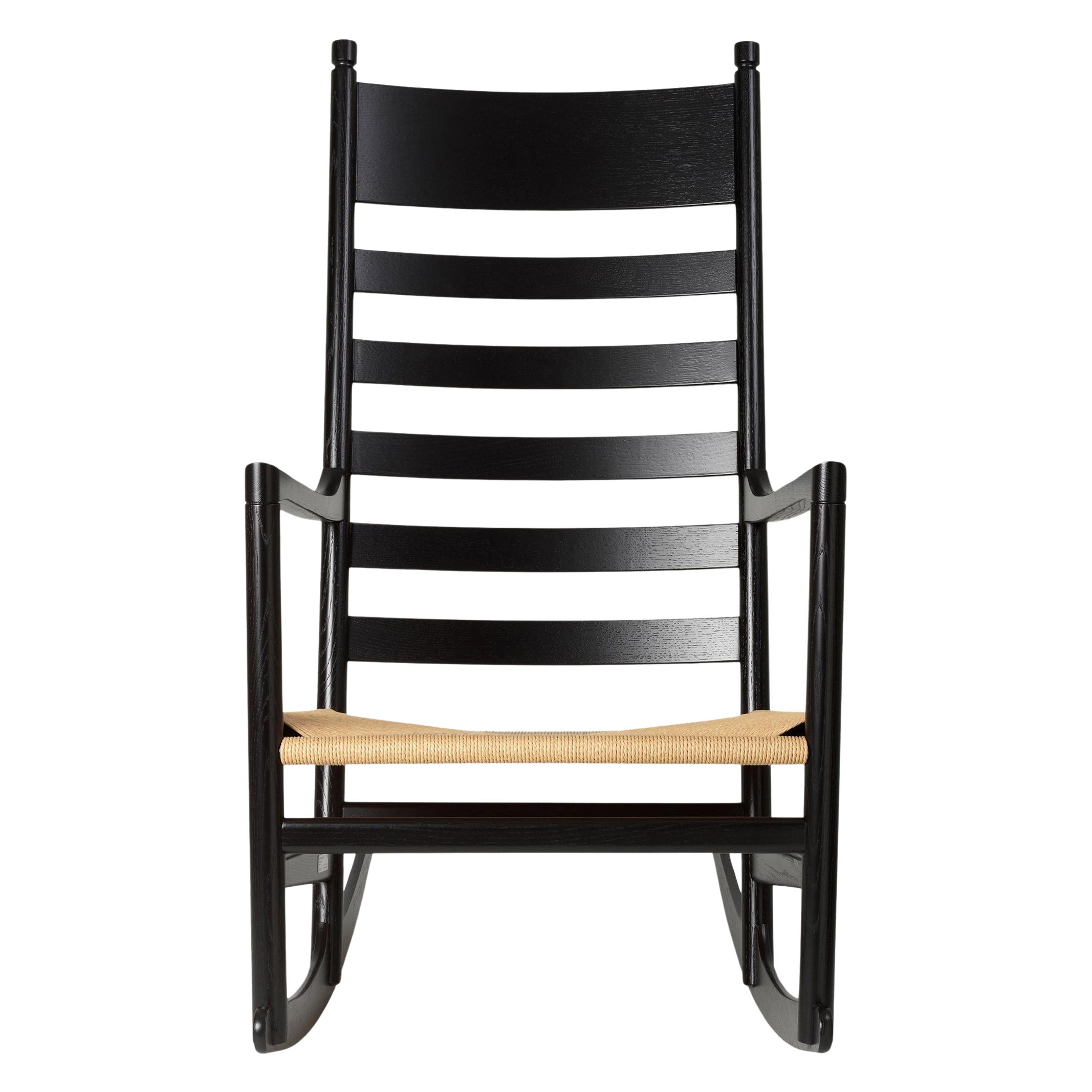 Hans J. Wegner 'CH45' Rocking Chair in Painted Black for Carl Hansen & Son