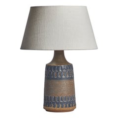 Vintage Søholm, Table Lamp, Stoneware, Denmark, 1960s