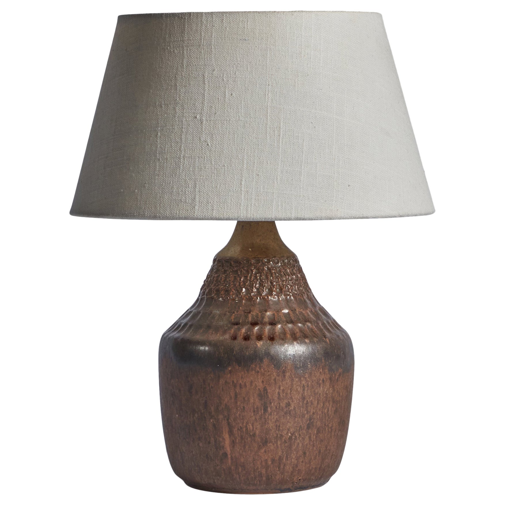 Klase Höganäs, lampe de table, grès, Suède, années 1960 en vente