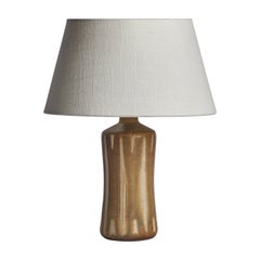 Kähler, lampe de table, grès, Danemark, années 1960