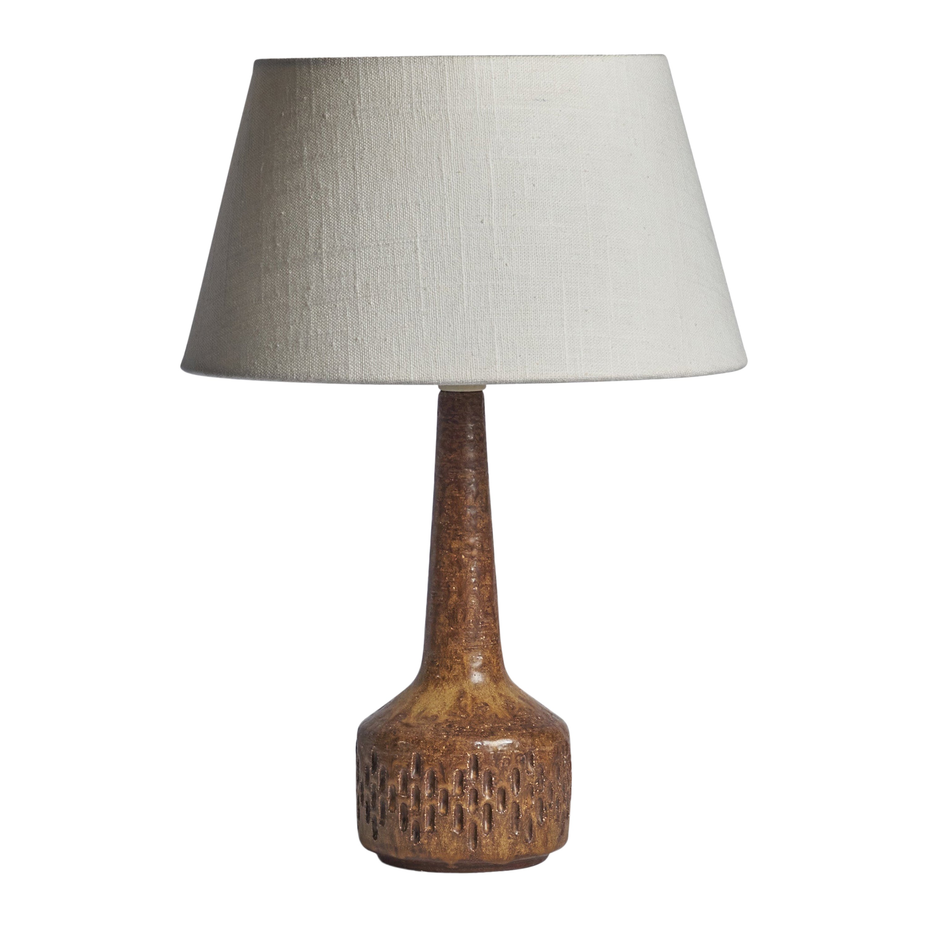 Per & Annelise Linneman-Schmidt, Table Lamp, Stoneware, Denmark, 1960s For Sale