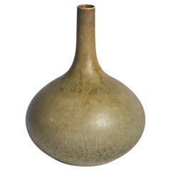 Vintage Carl-Harry Stålhane, Unique Vase, Stoneware, Sweden, 1950s