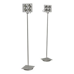 Vintage Metal Stage Floor Lamps