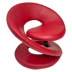 1980's Sculptural Spiral Ribbon Chair Attributed to Jaymar
