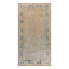 Tapis indien vintage fait main