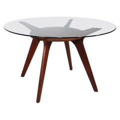 Mid Century Compass Dining Table designed by Adrian Pearsall c 1960's