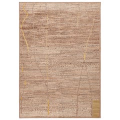 Tapis contemporain moderne de la collection Nazmiyal. 6 ft 4 in x 9 ft 5 in