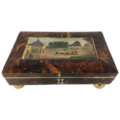 19th Century Tortoise Shell Box