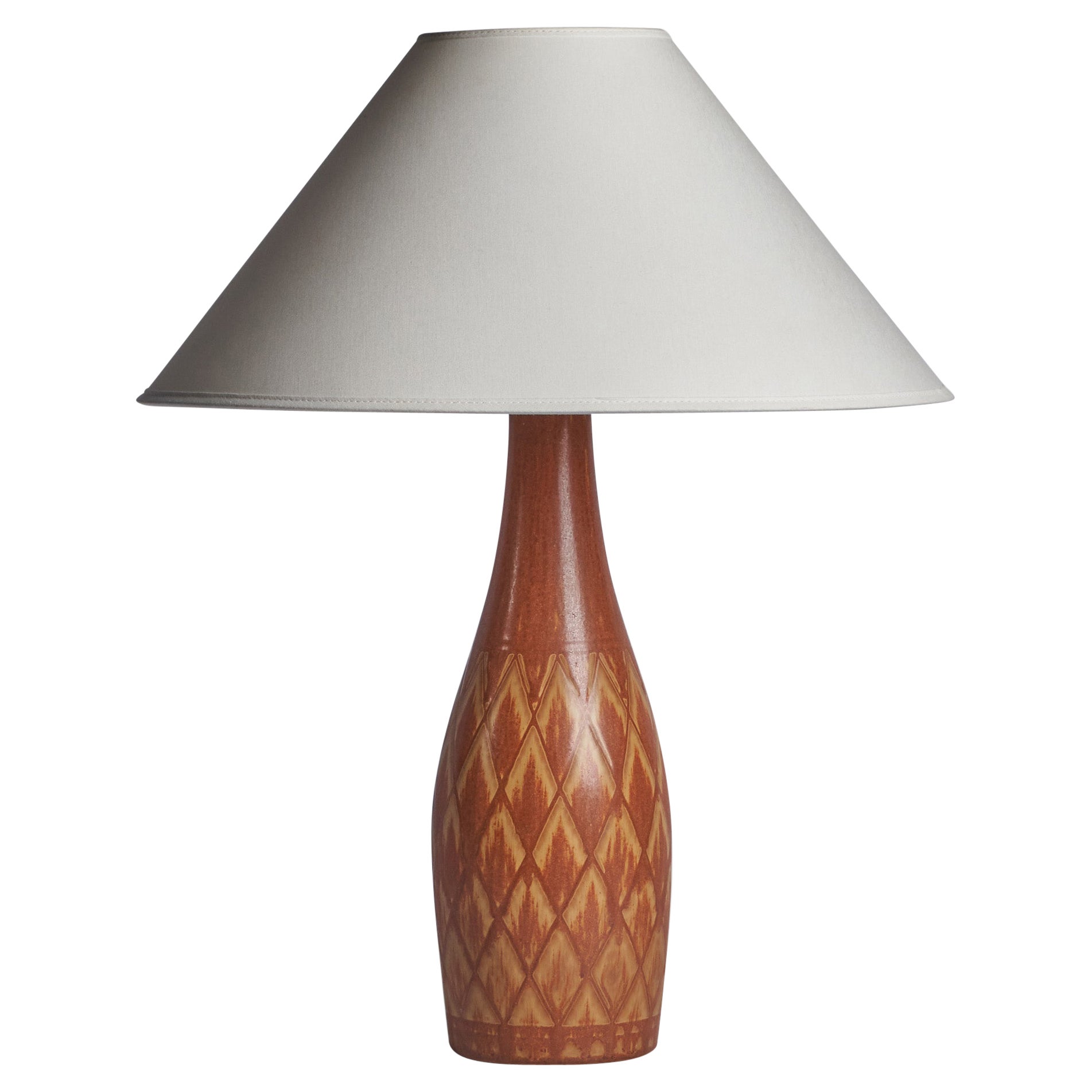 Gunnar Nylund, Lampada da tavolo, Gres, Svezia, anni '40