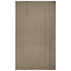 Rug & Kilim's Contemporary Kilim in Beige und Brown Akzente