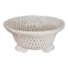 French Ceramic Woven Bowl