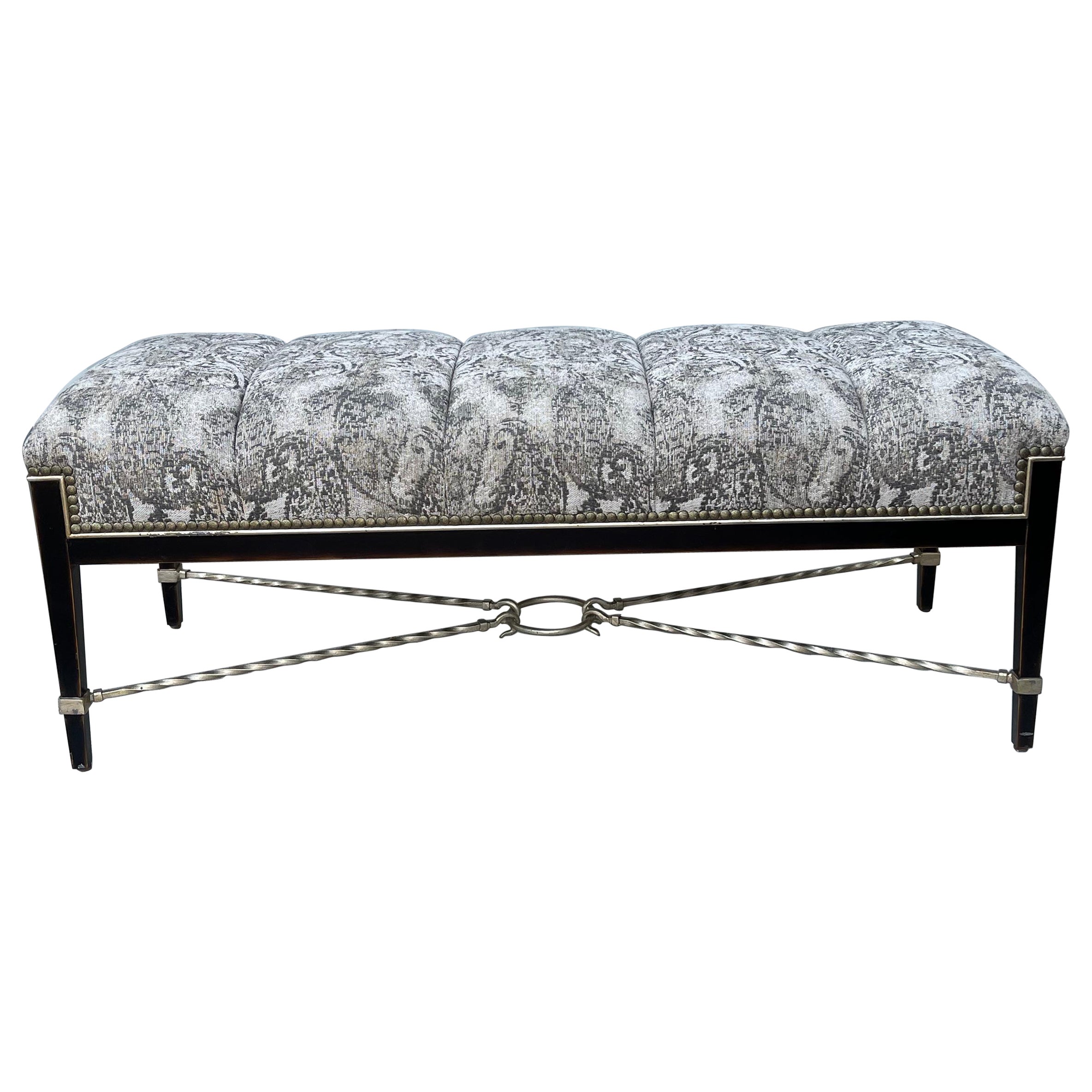 Vintage Marge Carson 'Bolero' Upholstered Benches For Sale