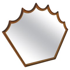 Vintage Scalloped Hollywood Regency Mirror