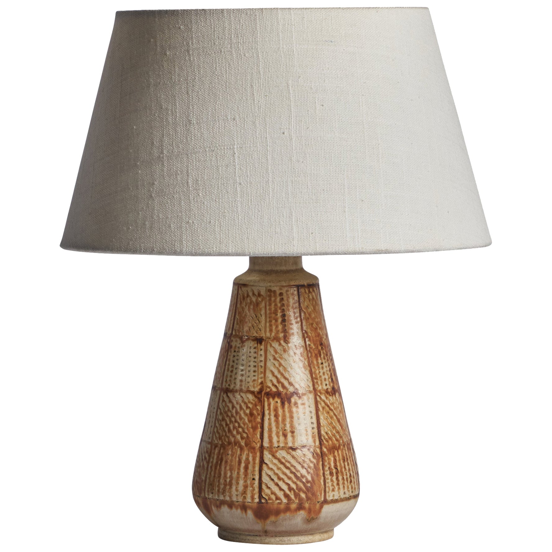 Andersson & Johansson, Table Lamp, Stoneware, Sweden, 1950s For Sale