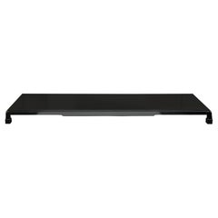 Table basse japonaise en laque noire James Mont