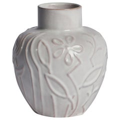 Upsala Ekeby, Vase, Steingut, Schweden, 1930er Jahre