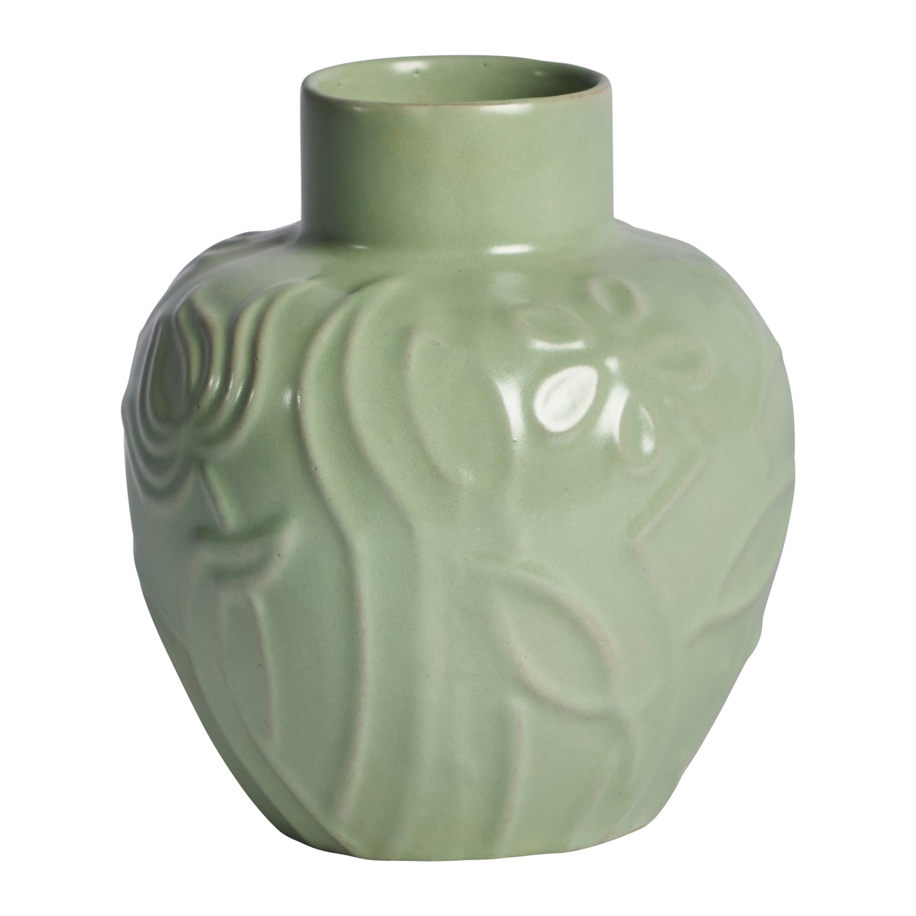 Upsala Ekeby, Vaso, Terracotta, Svezia, anni '1930 in vendita