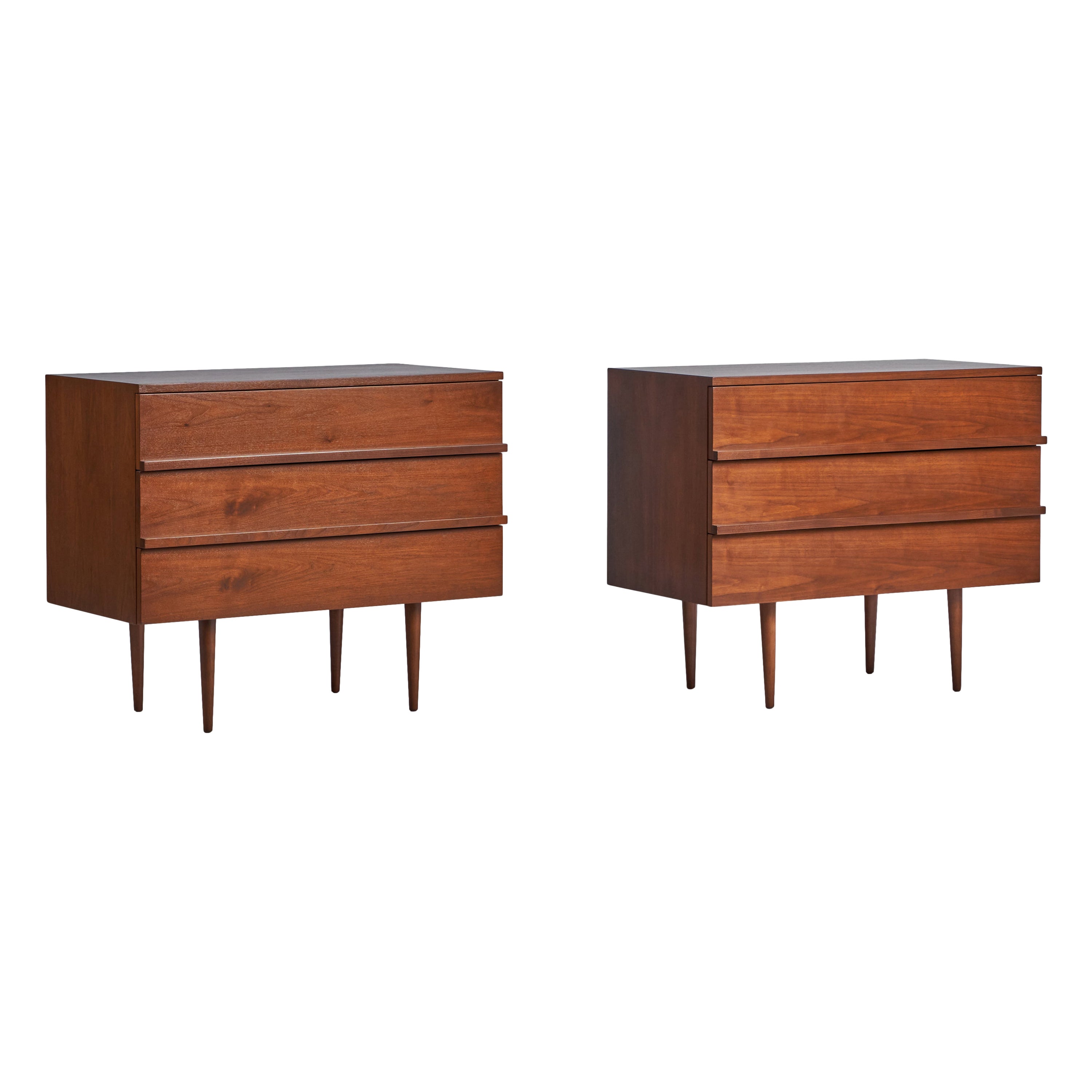 Mel Smilow, Chests of Drawers, Walnut, USA, 1950s For Sale