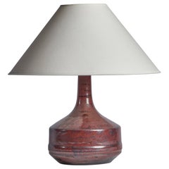 Desiree, lampe de table, grès, Danemark, années 1960