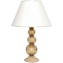 Art Deco Murano Glass Table Lamp
