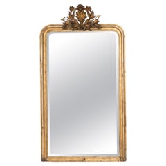 Miroir doré Louis Philippe du 19ème siècle