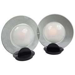 Lampe da tavolo in stile Lino Tagliapietra anni '80 , Italia