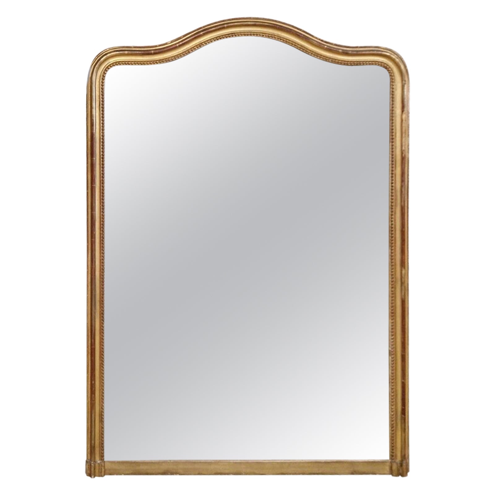 19th Century French Mirror Louis XV Style in Giltwood 