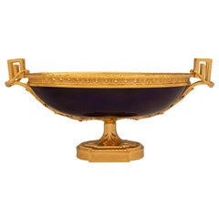 French 19th Century Louis XVI St. Sèvres Porcelain & Ormolu Centerpiece