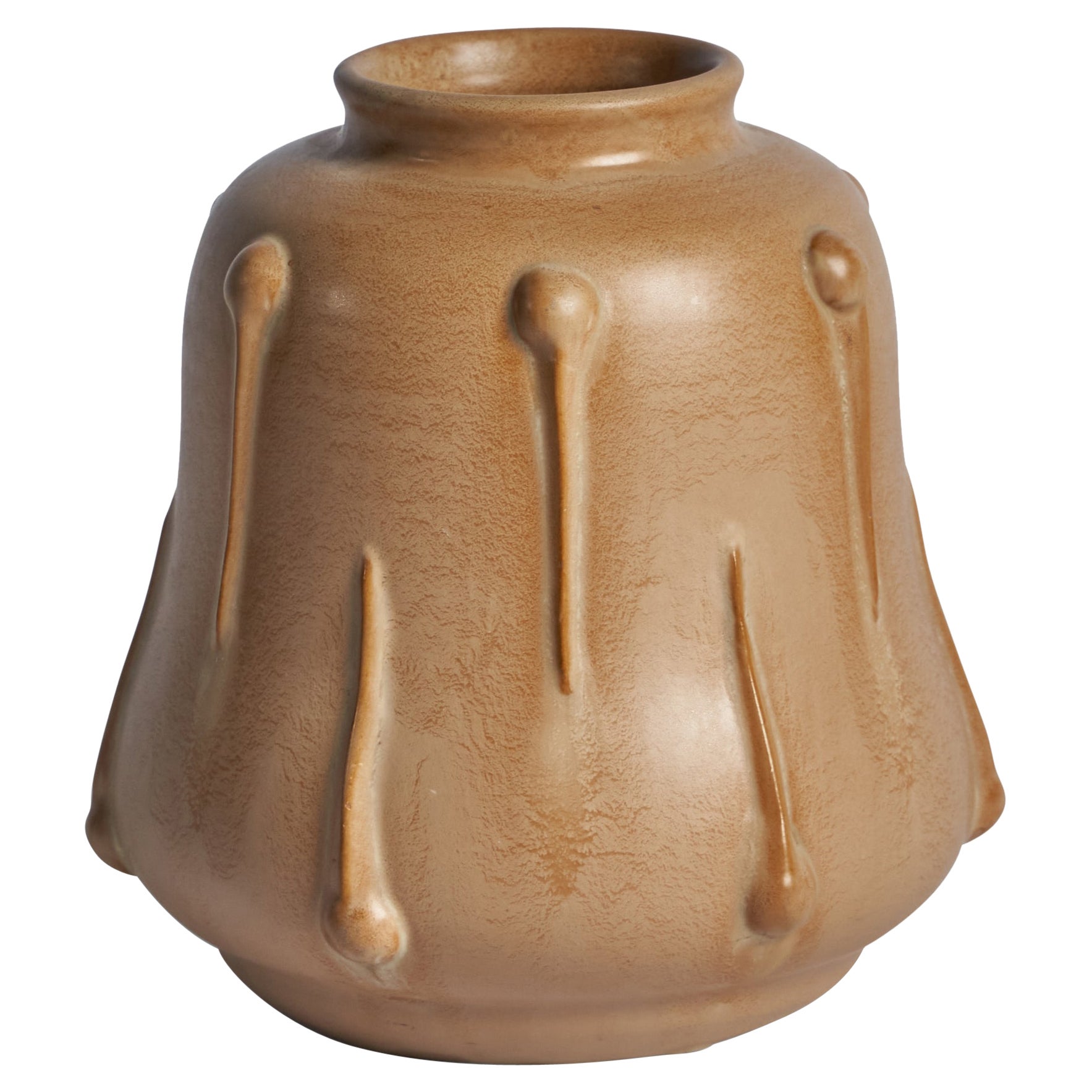 Ewald Dahlskog, Vase, Steingut, Schweden, 1930er Jahre im Angebot