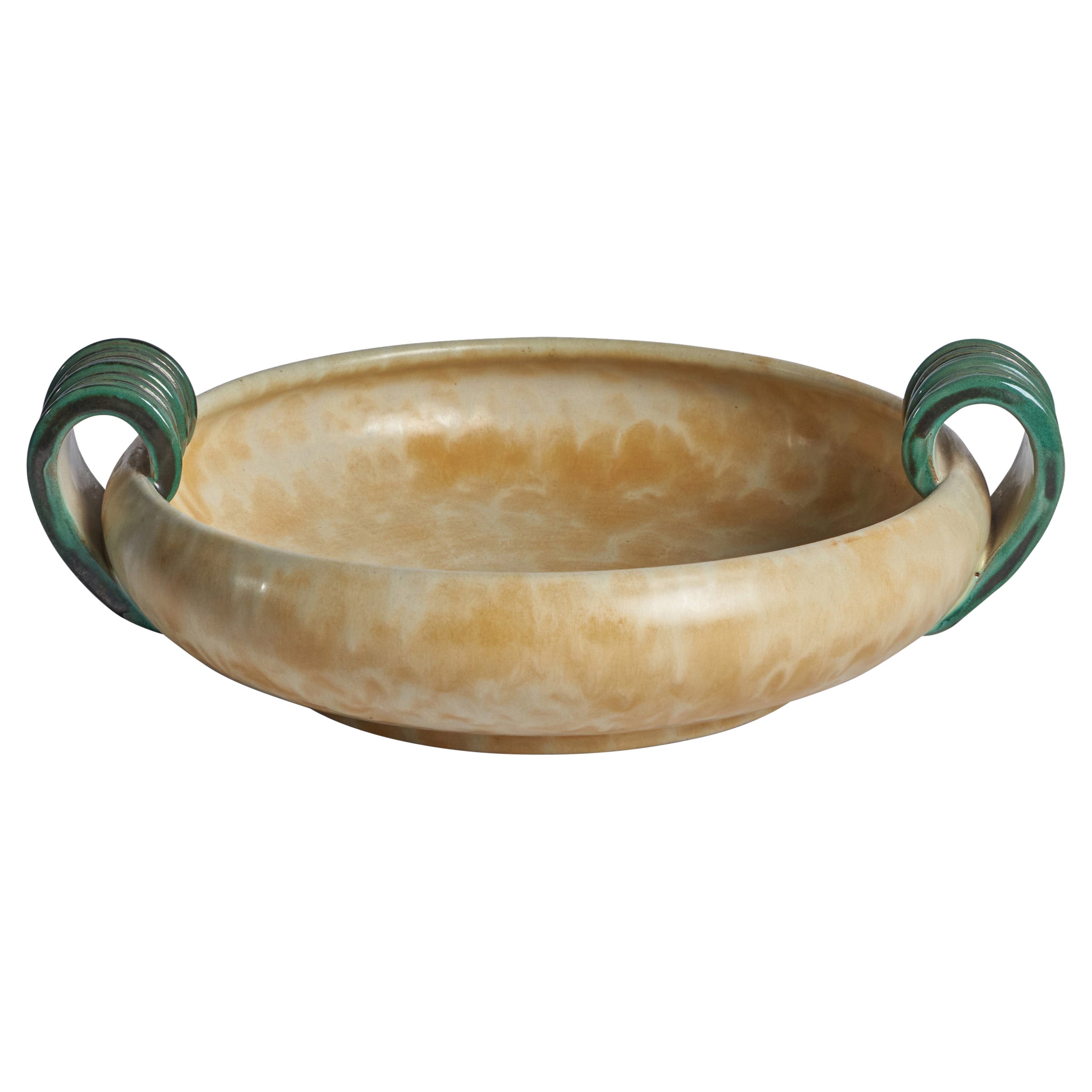 Upsala Ekeby, Bowl, Earthenware, Sweden, 1930s For Sale