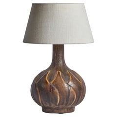 Dänische Designerin, Tischlampe, Keramik, Dänemark, 1960er Jahre