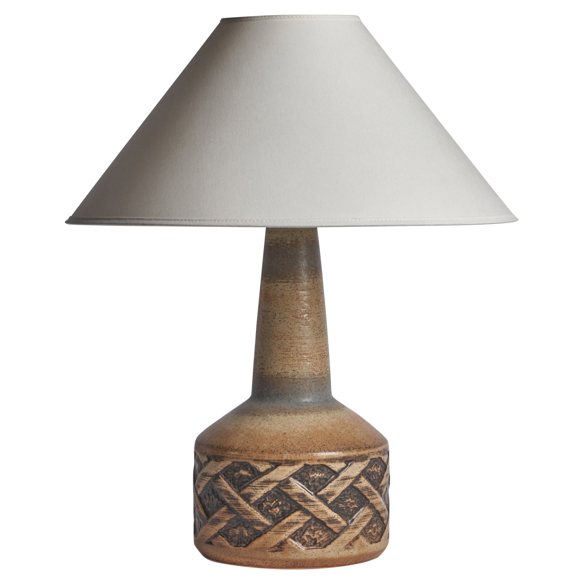 Søholm, Table Lamp, Stoneware, Denmark, 1960s