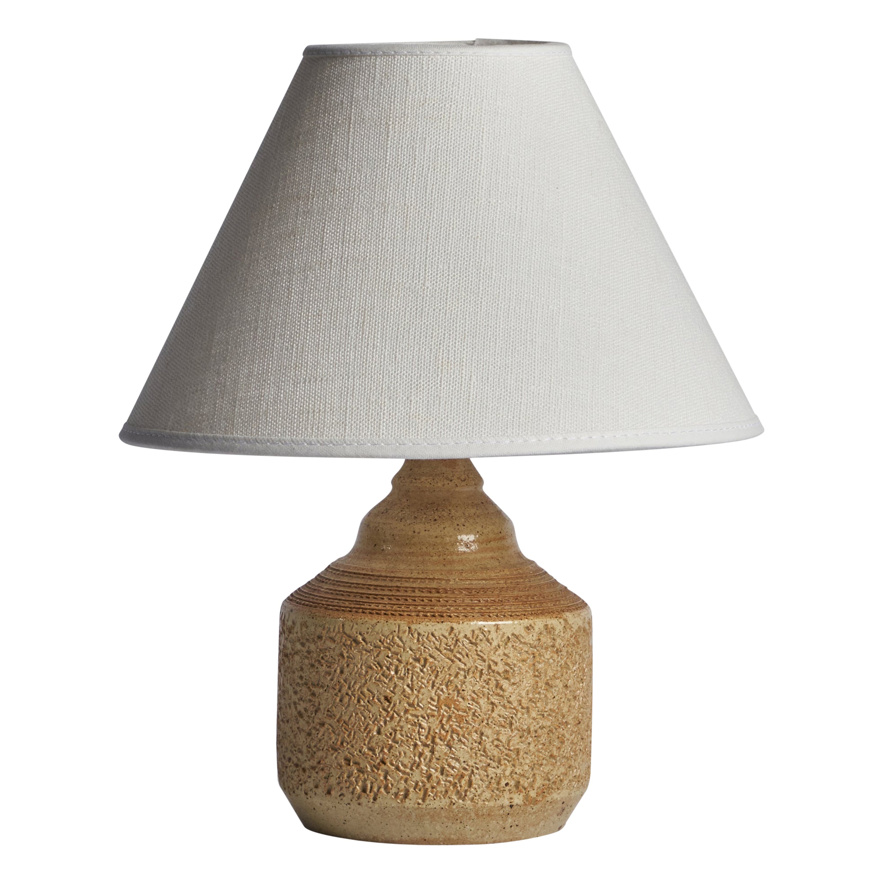 Lampe de bureau Klas Svensson, grès, Suède, vers les années 1960 en vente