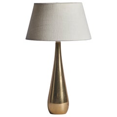 Used Mauri Almari Table Lamp, Brass, Finland, 1950s