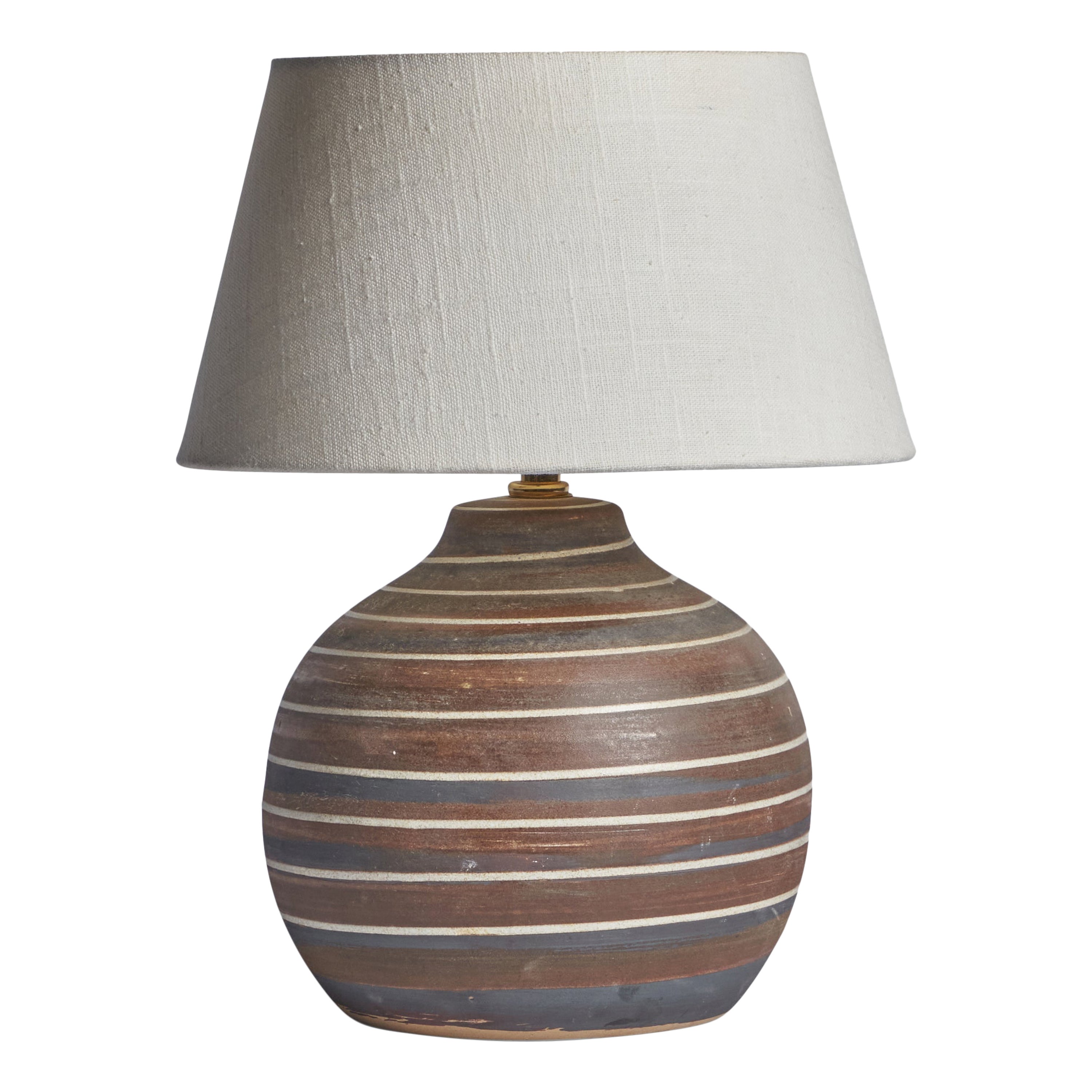 Jane & Gordon Martz, Tischlampe, Keramik, USA, 1960er Jahre im Angebot